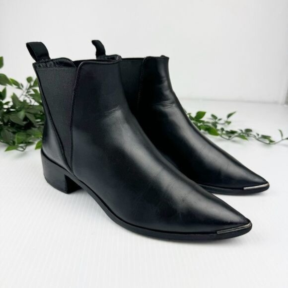 Acne Studios Black Jensen Ankle Boots 6.5 - Picture 1 of 10
